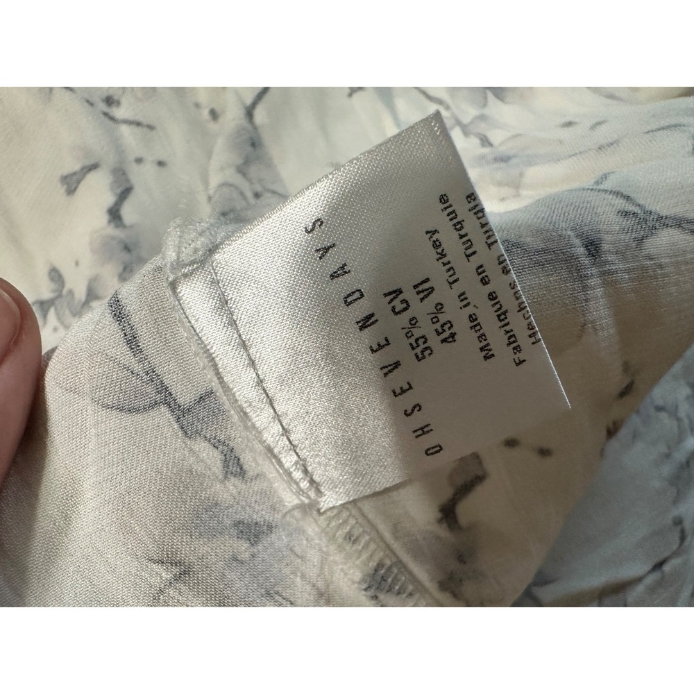 OHSEVENDAYS FLORAL CAROLINE DRESS VISCOSE SATIN EUC SIZE M‎ - Picture 8 of 10